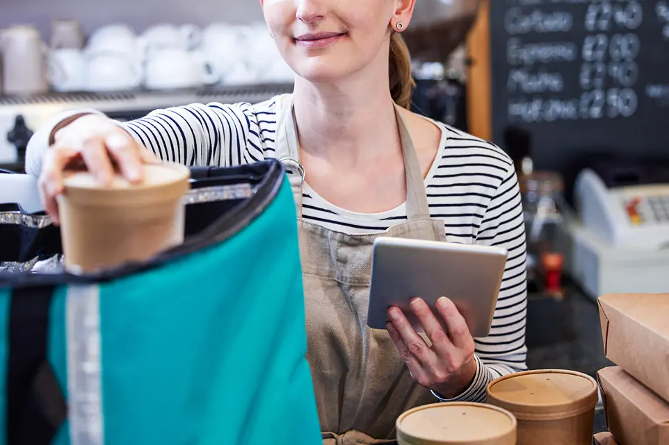 Plus Tech gestione delivery e take-away Plust Tech gestione asporto da palmare