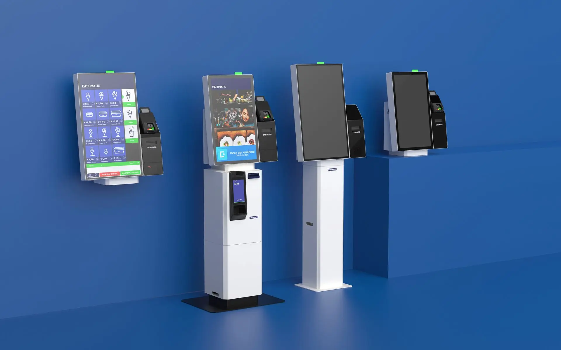 Plustech rivenditore certificato cashmatic Plustech famiglia di visualpay 27 e 32 pollici per il tuo punto cassa